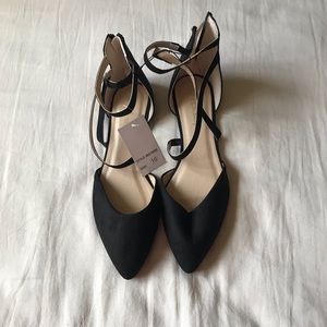 Black cute flats